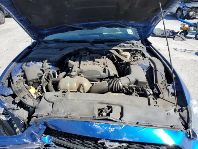 1FA6P8TH1H5289478 - 2017 FORD MUSTANG BLUE photo 11