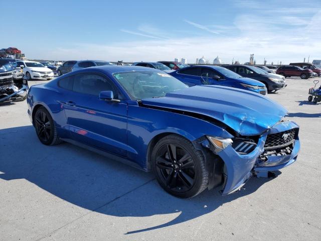 1FA6P8TH1H5289478 - 2017 FORD MUSTANG BLUE photo 4