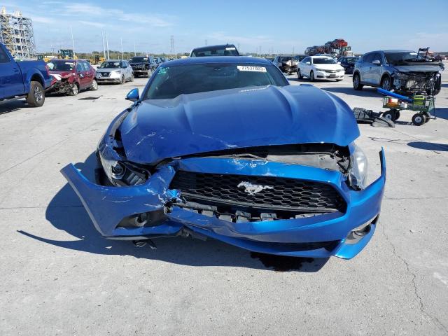 1FA6P8TH1H5289478 - 2017 FORD MUSTANG BLUE photo 5