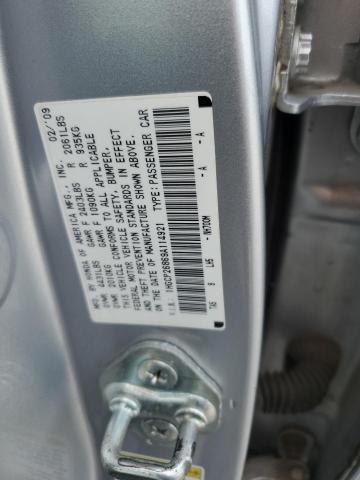 1HGCP26869A114921 - 2009 HONDA ACCORD EXL SILVER photo 13