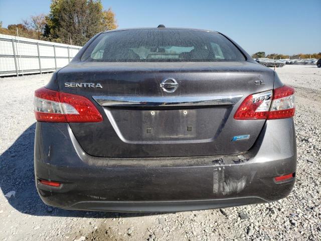 3N1AB7AP1DL657856 - 2013 NISSAN SENTRA S GRAY photo 6