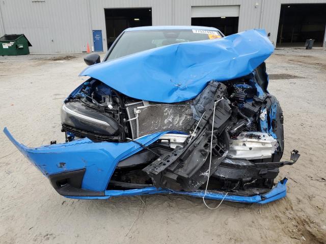 19XFL2H83NE014481 - 2022 HONDA CIVIC SPORT BLUE photo 5