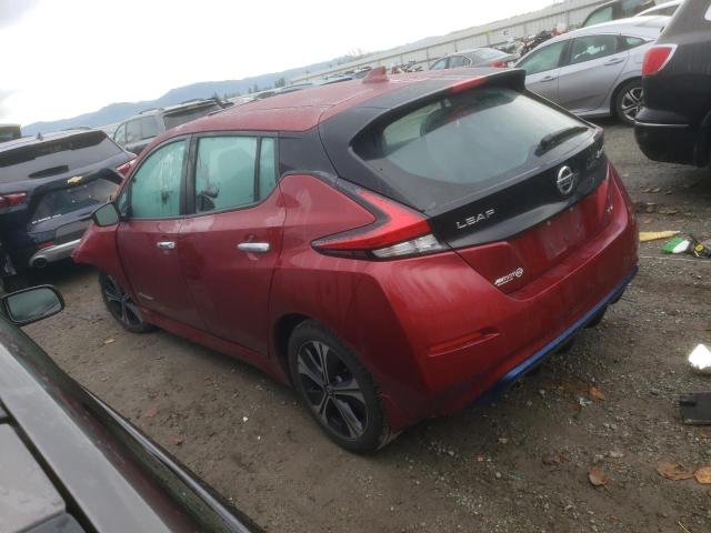 1N4AZ1CP9JC305415 - 2018 NISSAN LEAF S RED photo 2