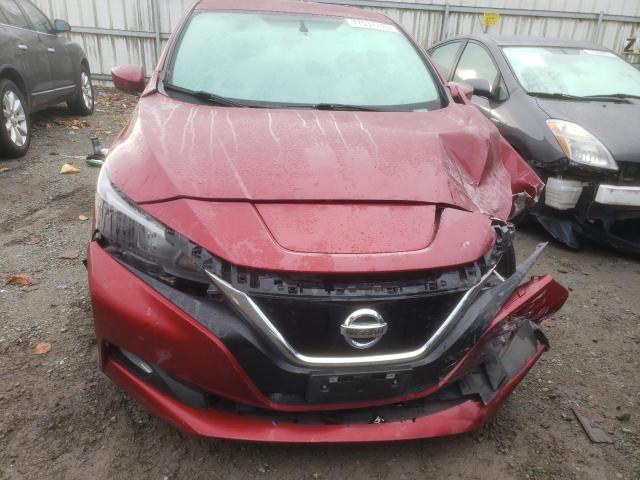 1N4AZ1CP9JC305415 - 2018 NISSAN LEAF S RED photo 5