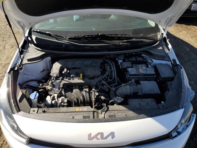 3KPA24ADXNE493658 - 2022 KIA RIO LX WHITE photo 11