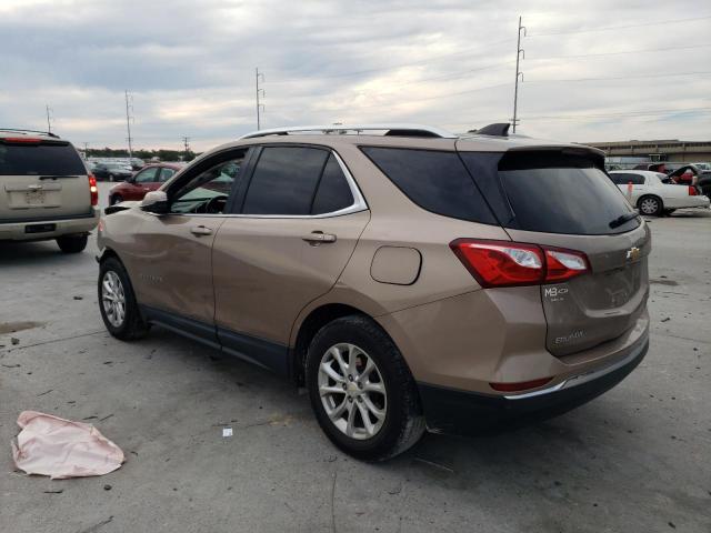 2GNAXJEVXJ6168268 - 2018 CHEVROLET EQUINOX LT BROWN photo 2