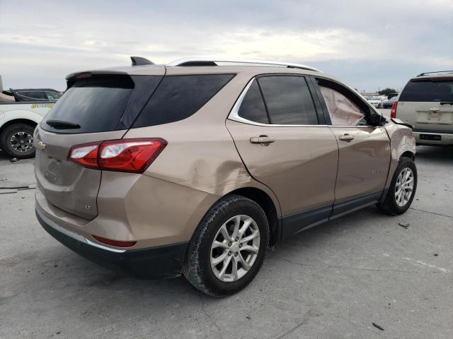 2GNAXJEVXJ6168268 - 2018 CHEVROLET EQUINOX LT BROWN photo 3