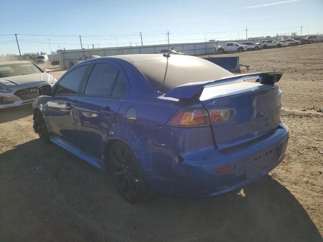 JA32U8FW6FU003217 - 2015 MITSUBISHI LANCER GT BLUE photo 2