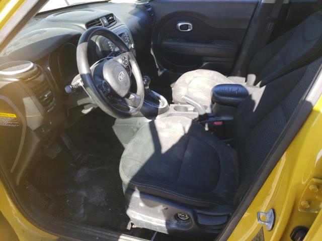 KNDJP3A51F7133748 - 2015 KIA SOUL + YELLOW photo 7