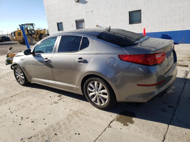 5XXGN4A73EG272339 - 2014 KIA OPTIMA EX GRAY photo 2