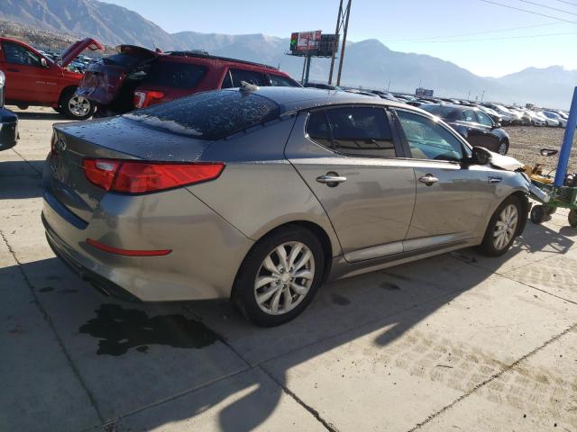 5XXGN4A73EG272339 - 2014 KIA OPTIMA EX GRAY photo 3