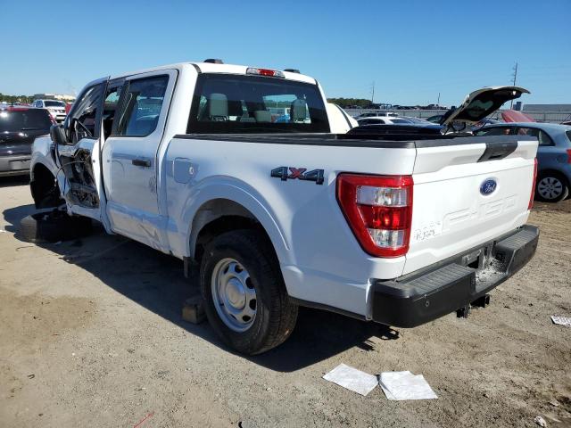 1FTEW1EB4MKE76430 - 2021 FORD F150 SUPERCREW WHITE photo 2