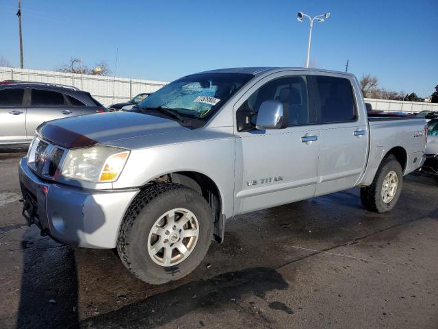 1N6AA07B15N565888 - 2005 NISSAN TITAN XE SILVER photo 1