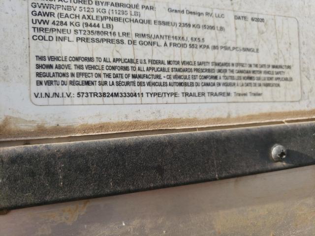 573TR3824M3330411 - 2021 GRAN REFLECTION TWO TONE photo 10