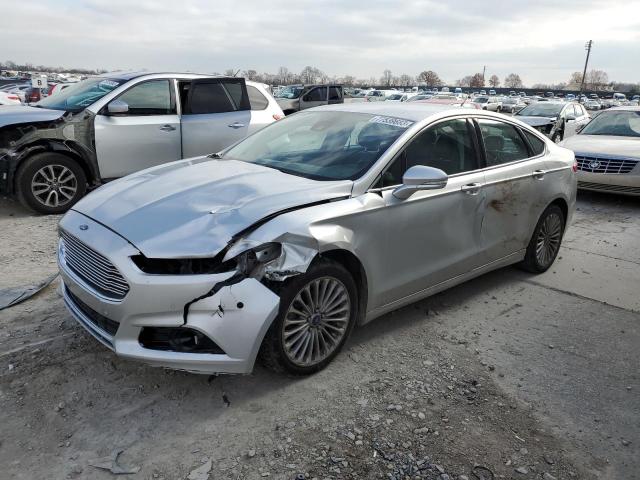 3FA6P0K98DR372179 - 2013 FORD FUSION TITANIUM SILVER photo 1