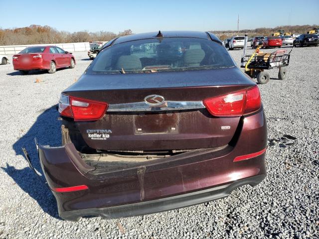 5XXGM4A75FG412220 - 2015 KIA OPTIMA LX BURGUNDY photo 6