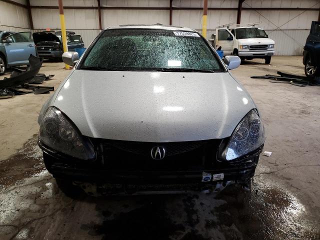 JH4DC54845S002964 - 2005 ACURA RSX SILVER photo 5