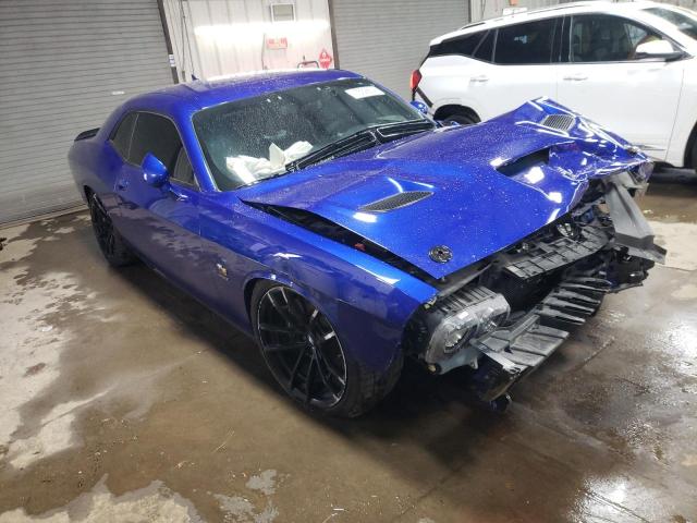 2C3CDZFJ8KH642281 - 2019 DODGE CHALLENGER R/T SCAT PACK BLUE photo 4