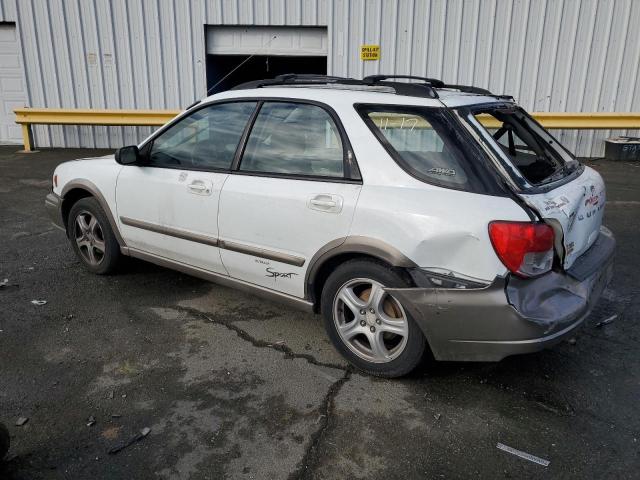 JF1GG68572H828540 - 2002 SUBARU IMPREZA OUTBACK SPORT WHITE photo 2