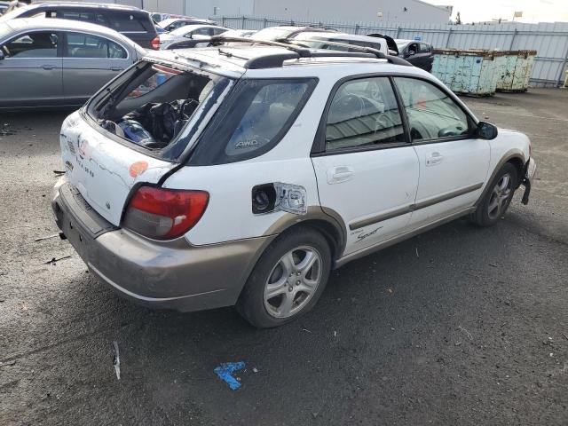 JF1GG68572H828540 - 2002 SUBARU IMPREZA OUTBACK SPORT WHITE photo 3