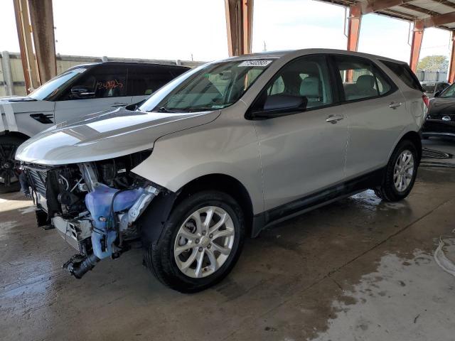 2GNAXHEV1J6121882 - 2018 CHEVROLET EQUINOX LS SILVER photo 1