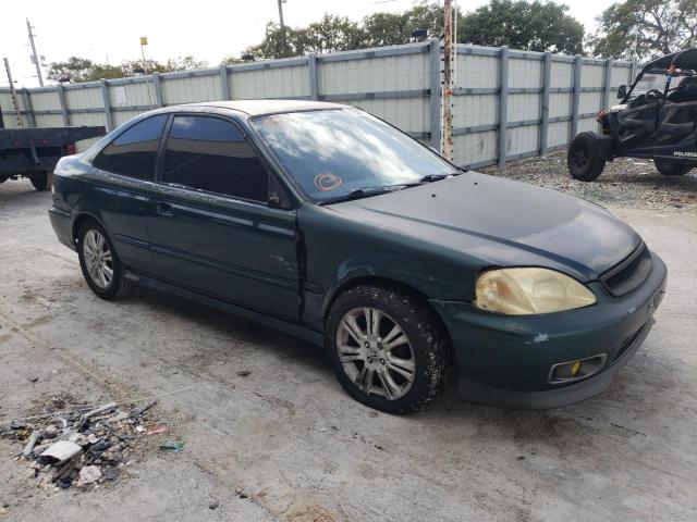 1HGEJ6124XL015570 - 1999 HONDA CIVIC DX GREEN photo 4