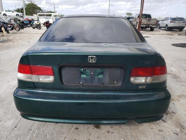 1HGEJ6124XL015570 - 1999 HONDA CIVIC DX GREEN photo 6