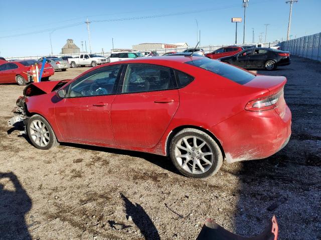 1C3CDFBA8DD337478 - 2013 DODGE DART SXT RED photo 2