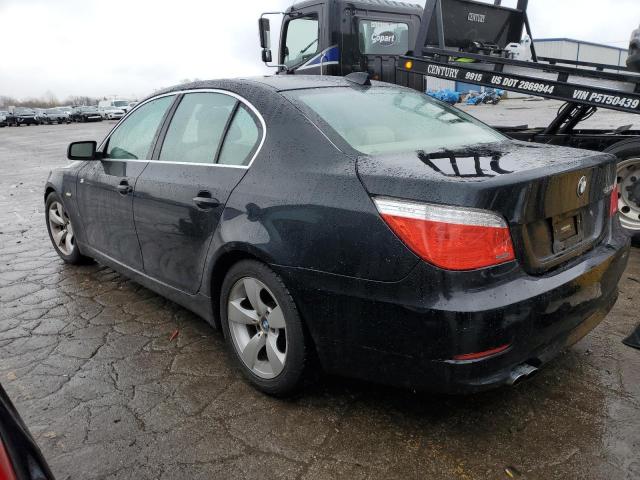 WBANU535X8CT06189 - 2008 BMW 528 I BLACK photo 2