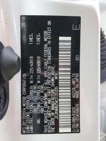 JTJYARBZ5K2135205 - 2019 LEXUS NX 300 BASE 白色 照片 12