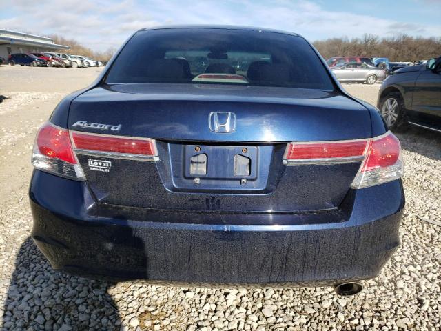 1HGCP2F36BA040037 - 2011 HONDA ACCORD LX BLUE photo 6