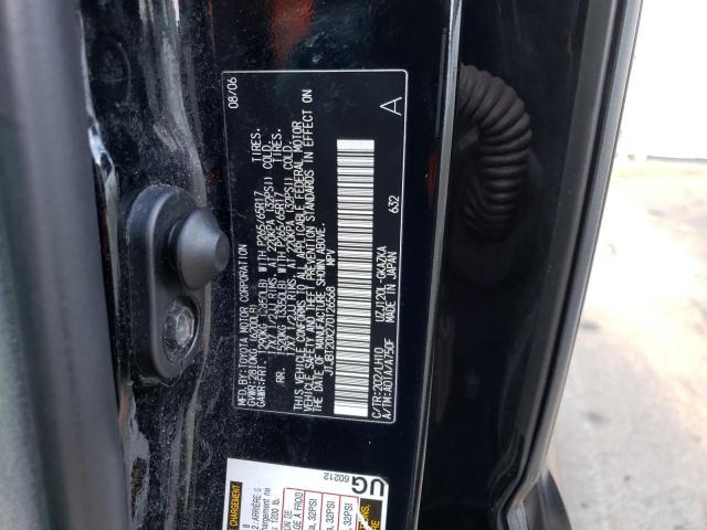 JTJBT20X270126568 - 2007 LEXUS GX 470 BLACK photo 13