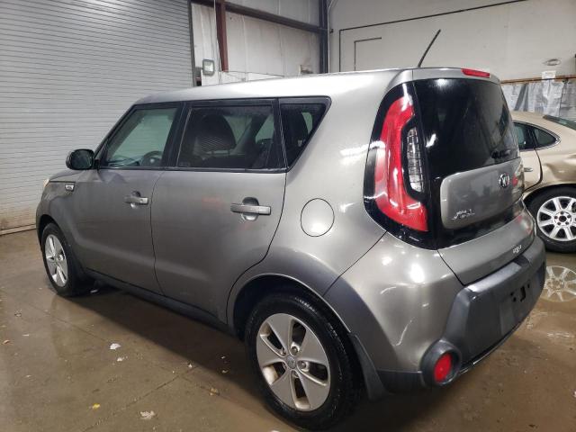 KNDJN2A27F7121285 - 2015 KIA SOUL GRAY photo 2