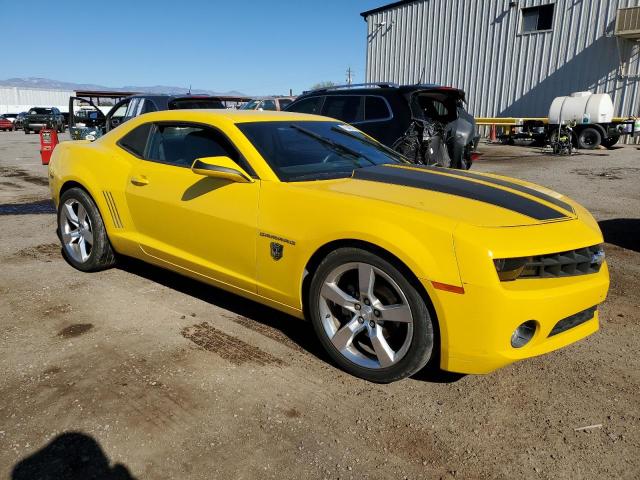 2G1FC1ED9B9161032 - 2011 CHEVROLET CAMARO LT YELLOW photo 4