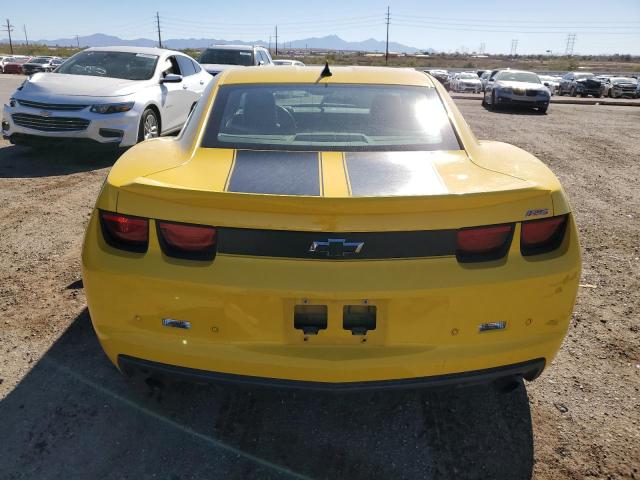 2G1FC1ED9B9161032 - 2011 CHEVROLET CAMARO LT YELLOW photo 6