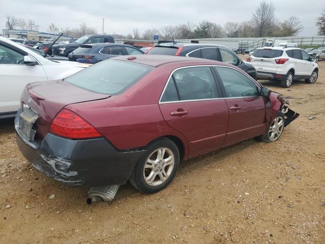 1HGCM56886A100945 - 2006 HONDA ACCORD EX MAROON photo 3