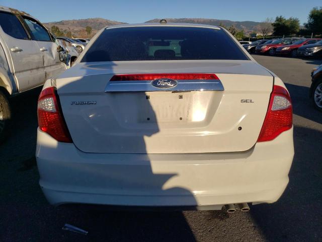 3FAHP0JA9CR398583 - 2012 FORD FUSION SEL WHITE photo 6