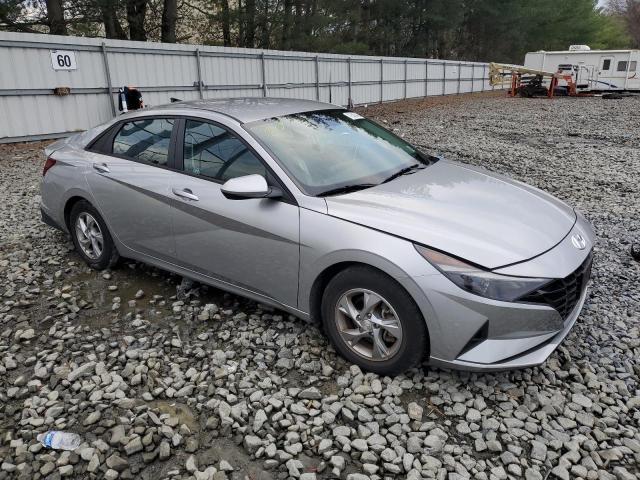 5NPLL4AG6MH014758 - 2021 HYUNDAI ELANTRA SE SILVER photo 4