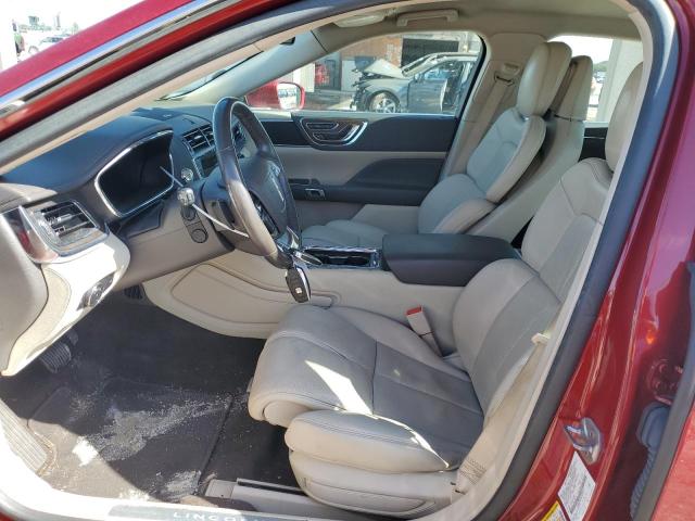 1LN6L9SK9K5602871 - 2019 LINCOLN CONTINENTA SELECT RED photo 7