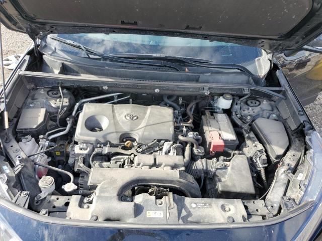 2T3Z1RFV8MW185203 - 2021 TOYOTA RAV4 LE BLACK photo 12