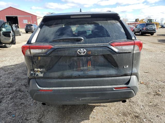 2T3Z1RFV8MW185203 - 2021 TOYOTA RAV4 LE BLACK photo 6