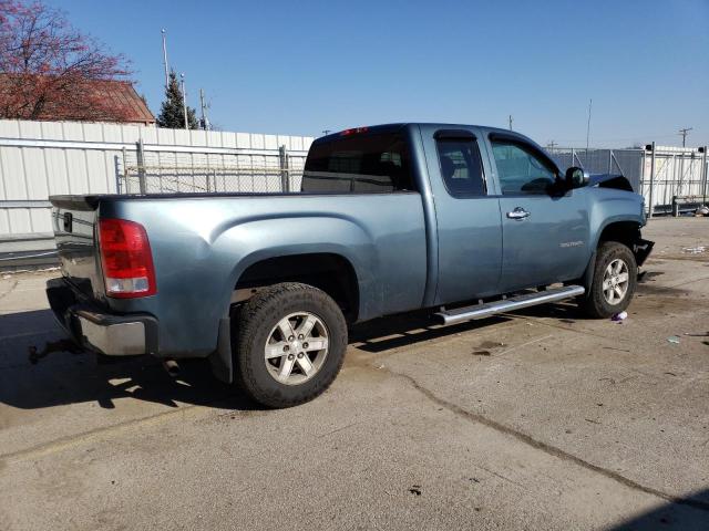 1GTR2VE34BZ424894 - 2011 GMC SIERRA K1500 SLE BLUE photo 3