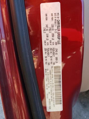 2C4RC1CG6DR747725 - 2013 CHRYSLER TOWN & COU TOURING L BURGUNDY photo 13