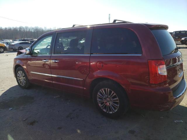 2C4RC1CG6DR747725 - 2013 CHRYSLER TOWN & COU TOURING L BURGUNDY photo 2