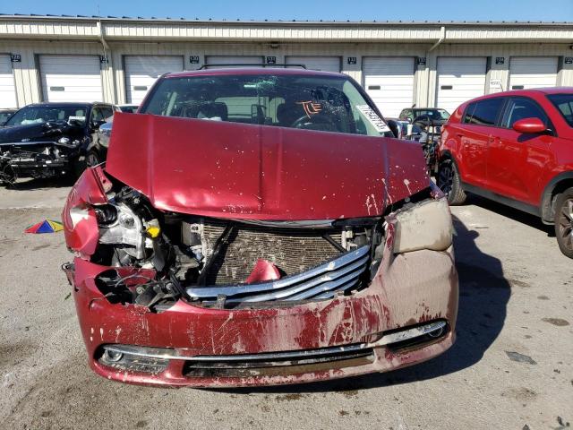 2C4RC1CG6DR747725 - 2013 CHRYSLER TOWN & COU TOURING L BURGUNDY photo 5