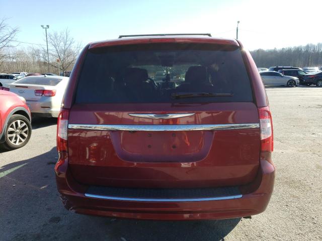 2C4RC1CG6DR747725 - 2013 CHRYSLER TOWN & COU TOURING L BURGUNDY photo 6