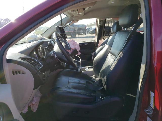 2C4RC1CG6DR747725 - 2013 CHRYSLER TOWN & COU TOURING L BURGUNDY photo 7