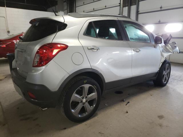 KL4CJASB1EB716975 - 2014 BUICK ENCORE SILVER photo 3