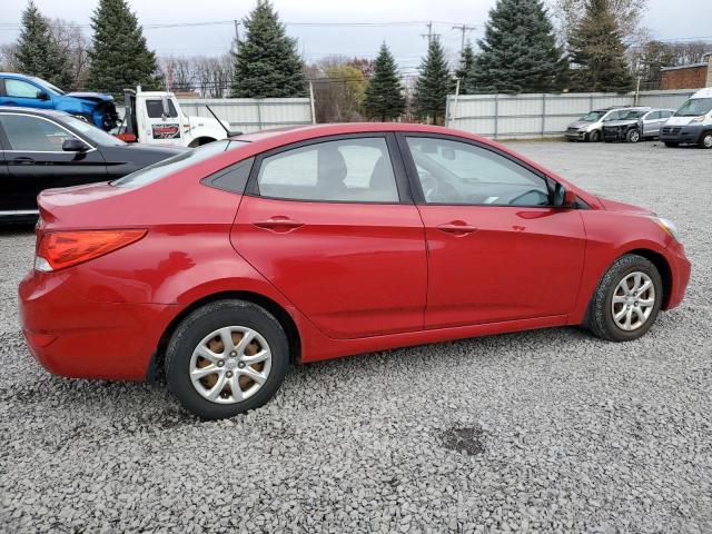 KMHCT4AE2DU279371 - 2013 HYUNDAI ACCENT GLS RED photo 3