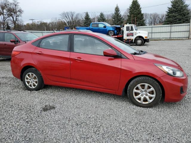 KMHCT4AE2DU279371 - 2013 HYUNDAI ACCENT GLS RED photo 4